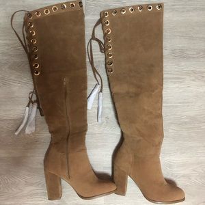 A pair of over the knee boots. Brand new